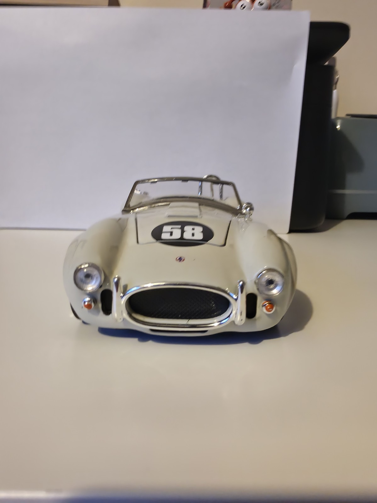 Very Rare 1:24 Shelby Cobra 427 Alliy Duecast Car Model Collectible Kids Adults