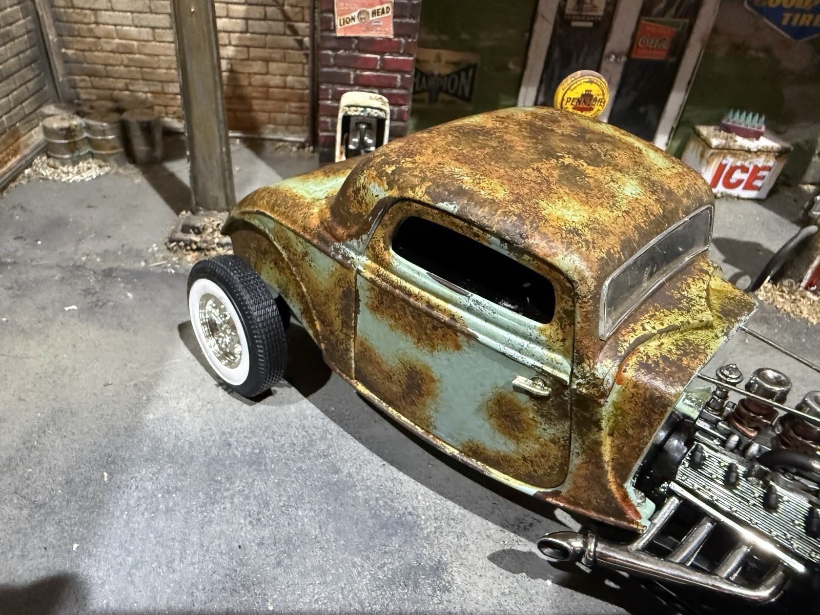 1932 Ford Rat Rod Rusty Weathered Patina 1/18 Diecast