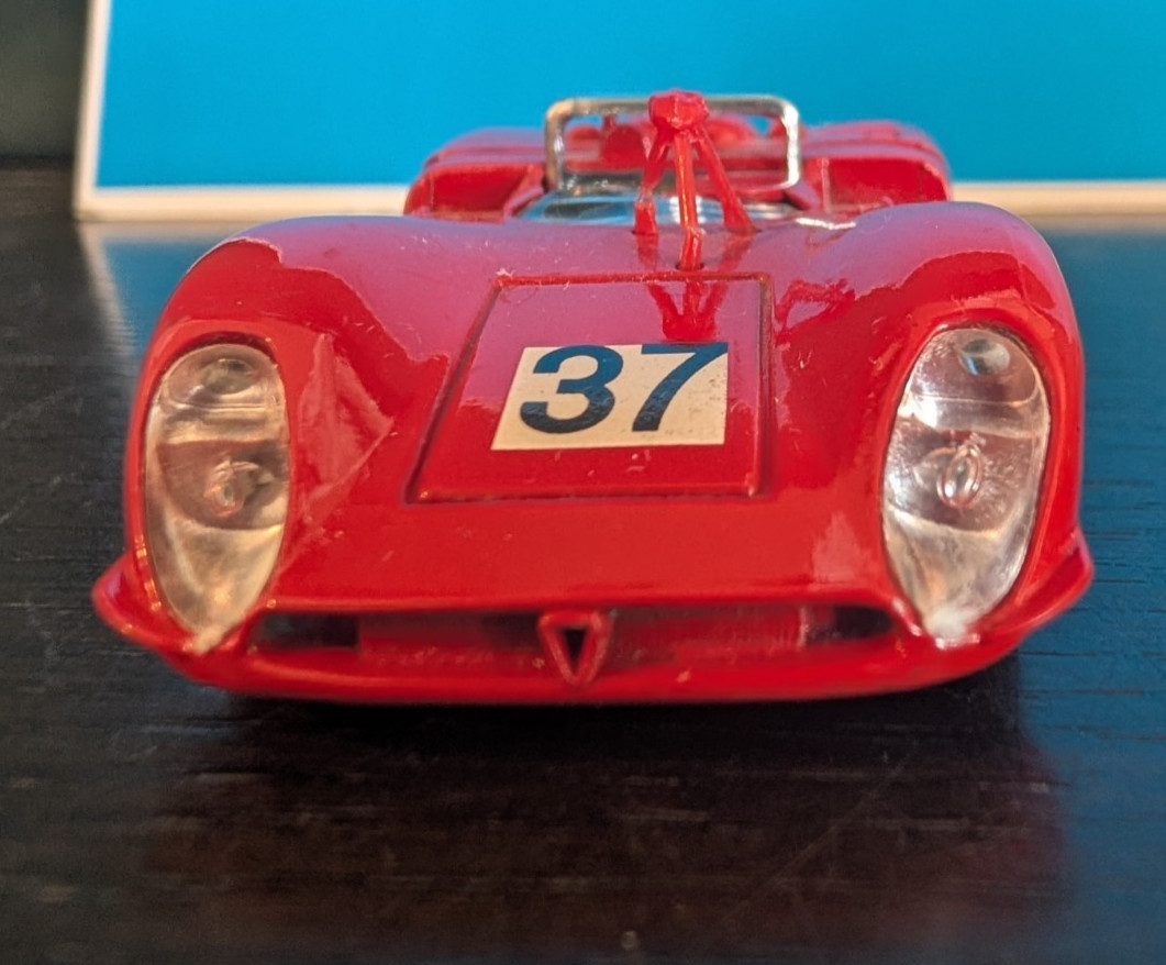 SOLIDO 1/43 Alfa Romeo Long Tail 33-3 Red No Box Great condition