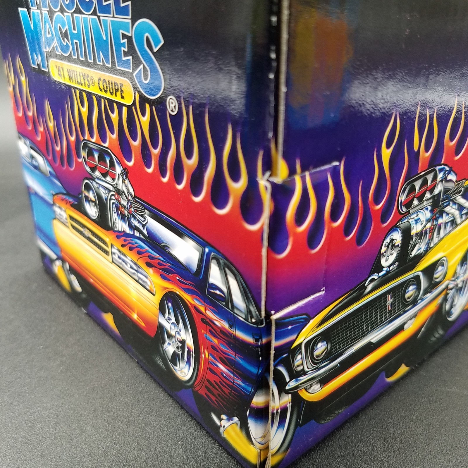 Muscle Machines Orange ‘41 Willys Coupe Diecast Too Cool 1:24 New Vtg 2003