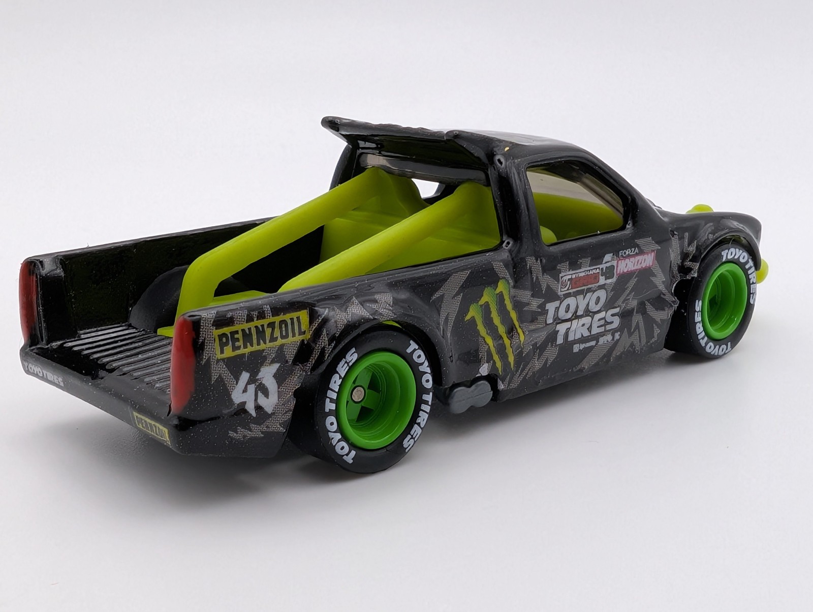 Hot Wheels CUSTOM Hoonitruck Limited Grip Monster Energy HOONIGAN Toyo Tires