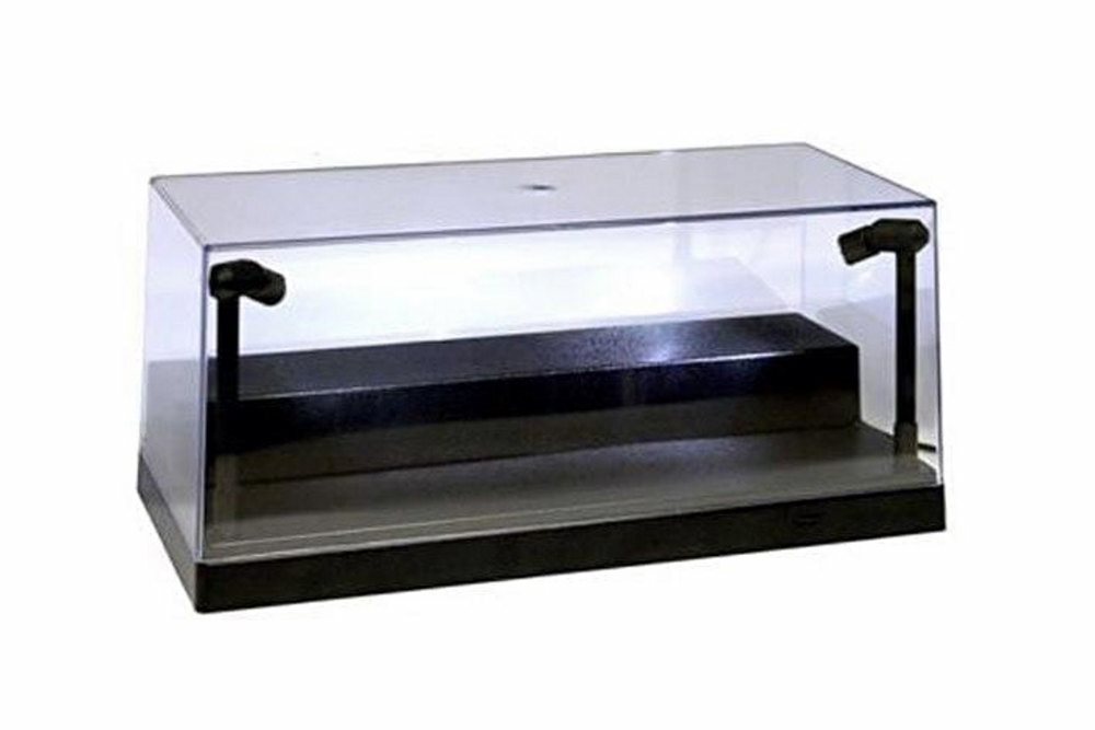 DIECAST CAR W/DISPLAY CASE 1963 CHEVY CORVETTE BLACK WELLY 24073/4D 1/24 SCALE