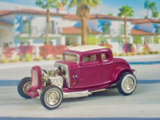 American Graffiti 1932 Ford Flathead 3.6L V8 Deuce Coupe 1/64 Scale Ltd Edit II