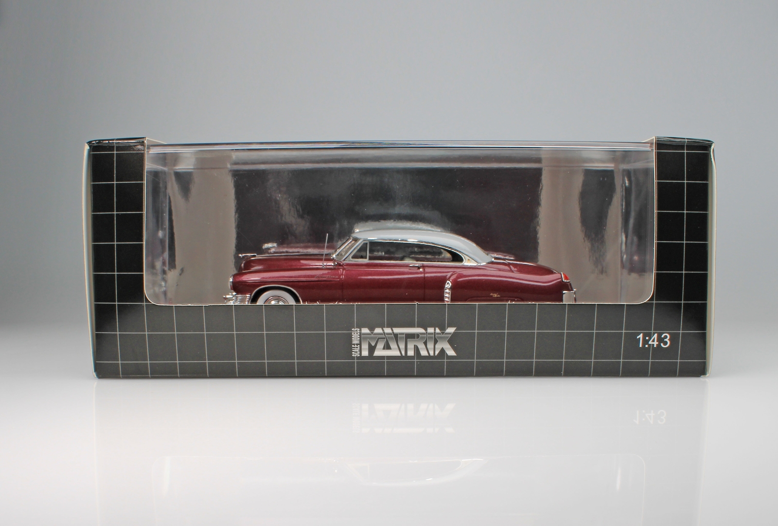 1949 Cadillac Coupe de Ville Concept – Red/Gray 1:43 Matrix Scale Models MX50301