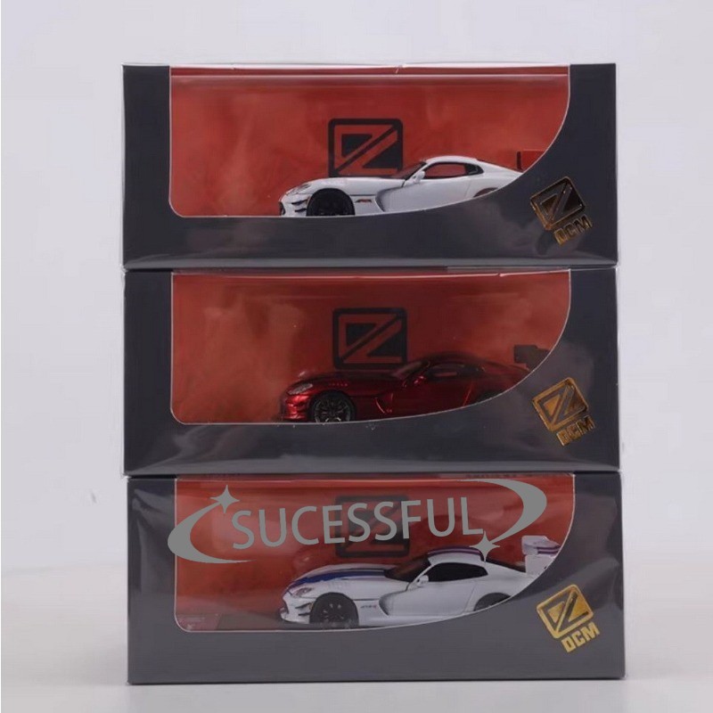DCM 1:64 Dodge Viper ACR Red/Black Diecast Car Model New In Box Gift