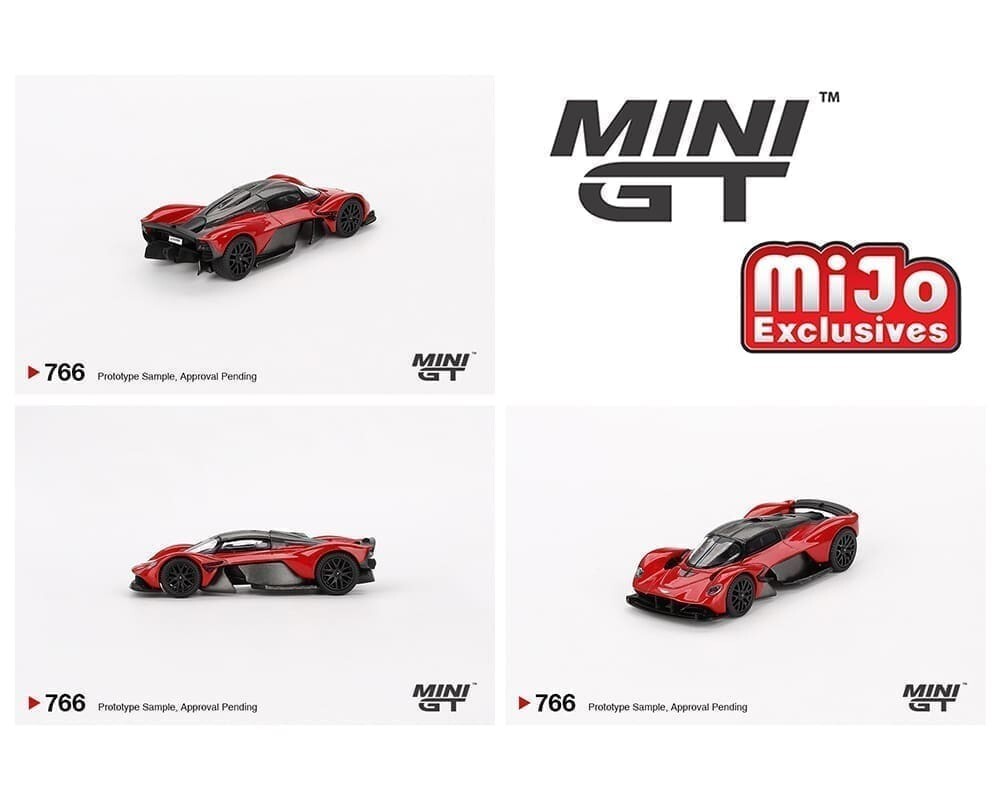 Mini GT Aston Martin Valkyrie Hyper Red #766 1/64