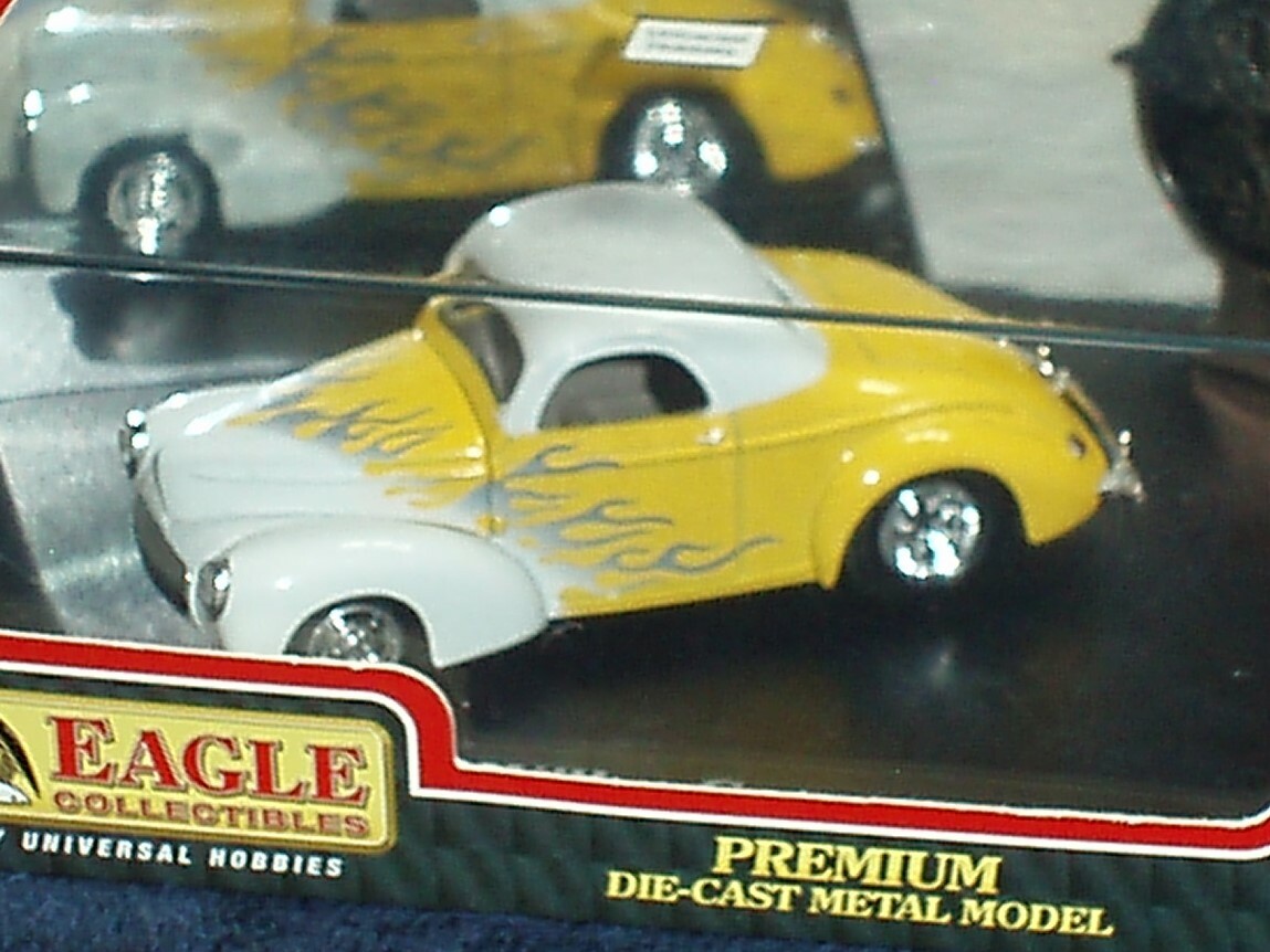 RARE EAGLE’s RACE 1941 WILLYS COUPE CUSTOM HOT ROD 1/43 DISP CASE INCLUDED