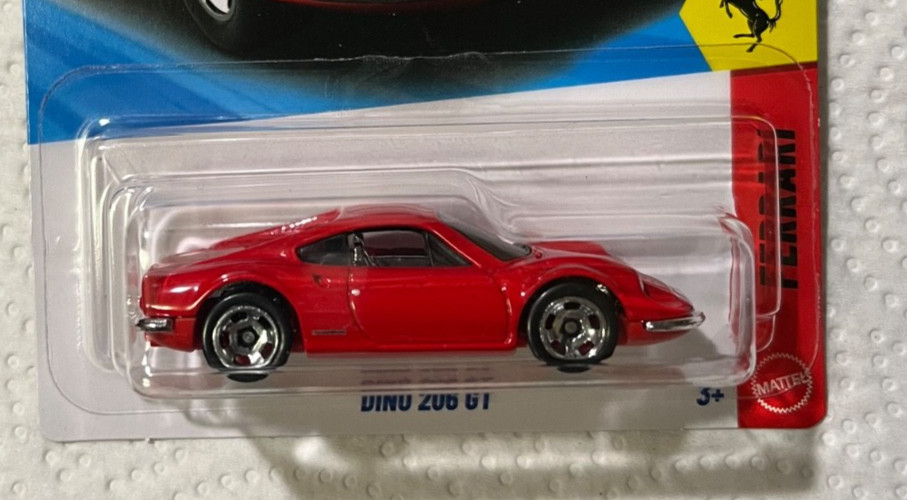 2026 Hot Wheels G & H Case / Ferrari Dino 206 GT / Lot of 4 / RED