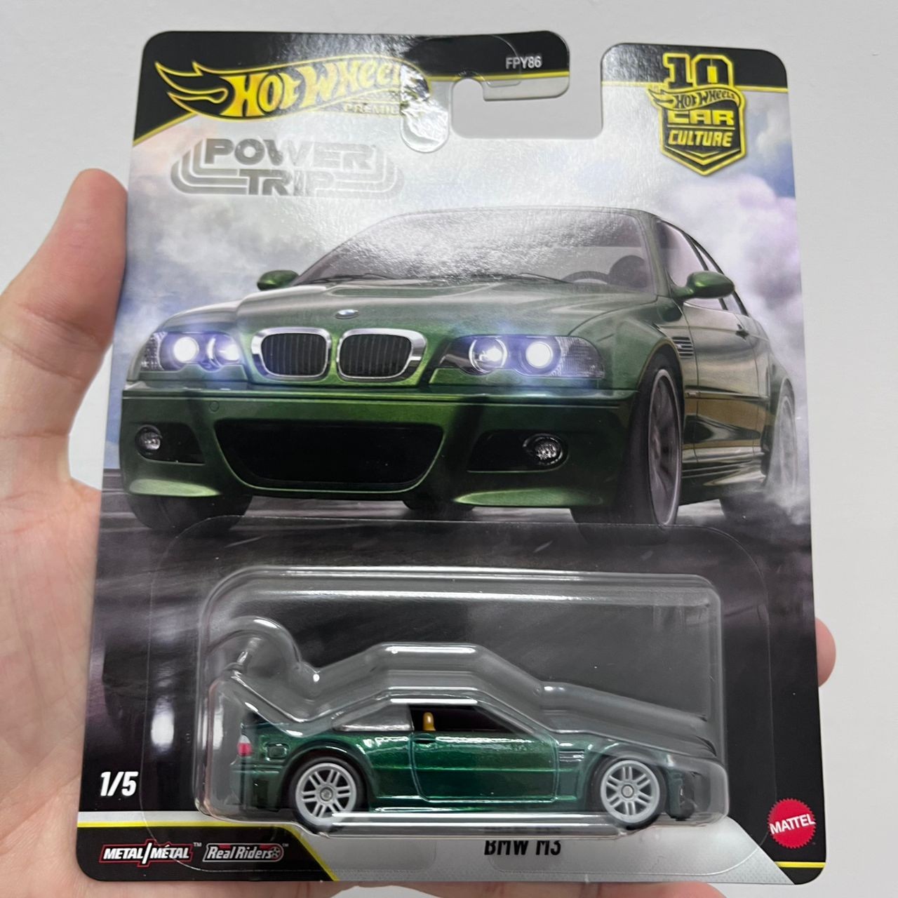 Hot Wheels 2026 Car Culture R Power Trip – 5-Car Set FPY86-961R BMW M3
