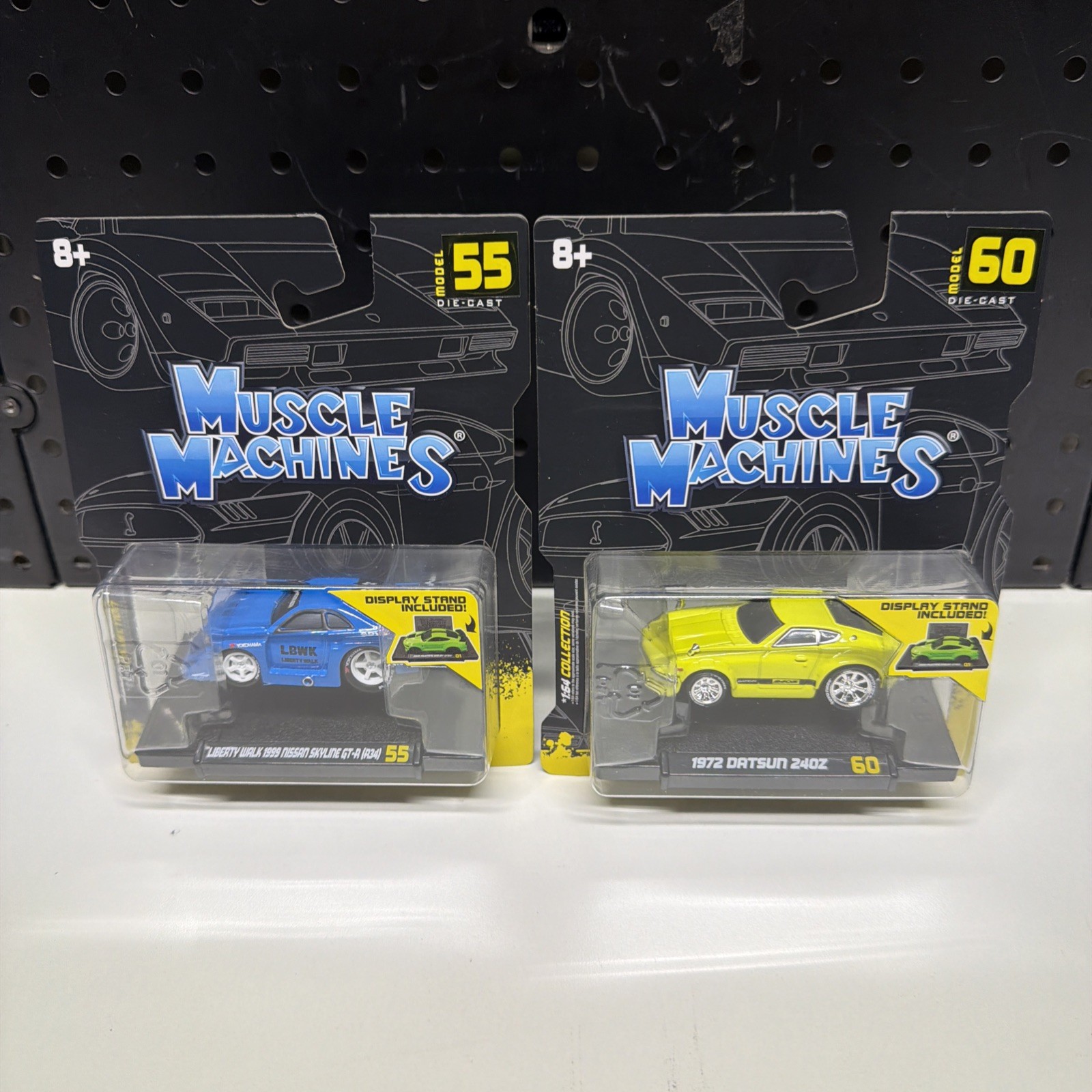 Muscle Machines Series 10 Liberty Walk Nissan Skyline R34 & 1972 Datsun 240Z Set