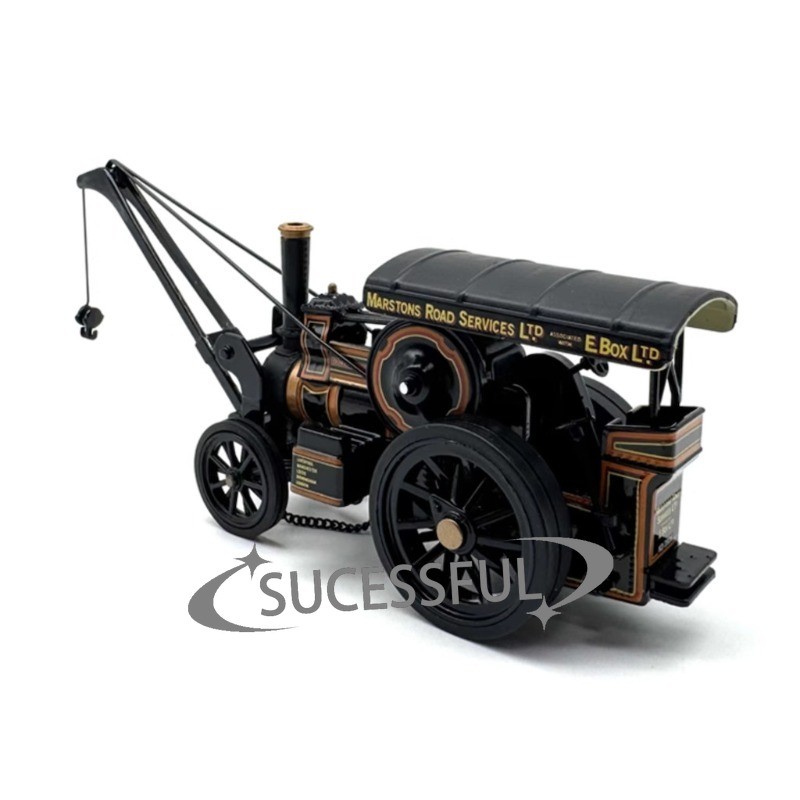 1:76 Fowler B6 Vintage Steam Crane Classic Alloy Diecast Collectible Scale Model