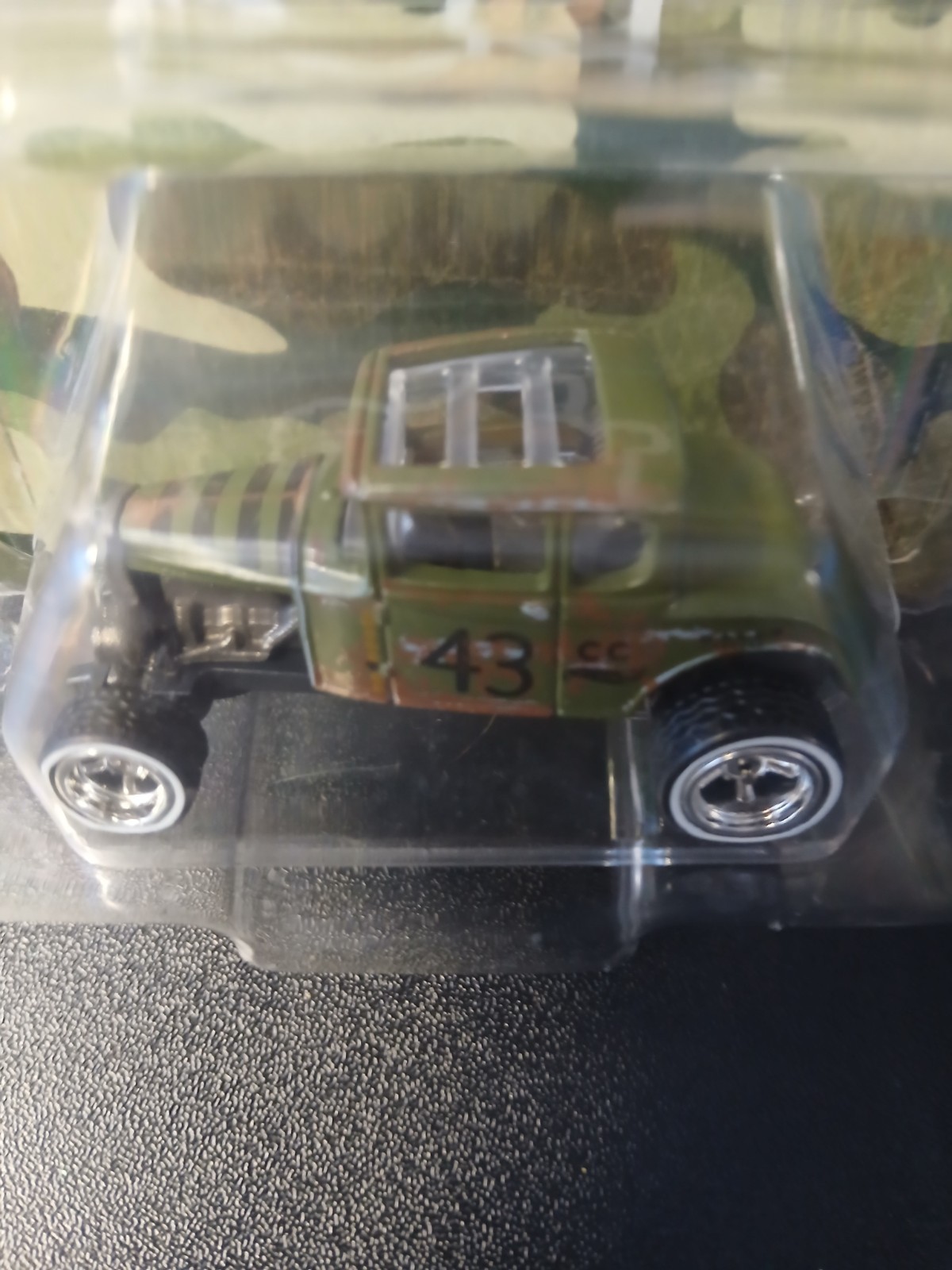 Wheel Swapped Hot Wheels 31 Ford High Boy Roadster Custom Pkg Diy Diecast