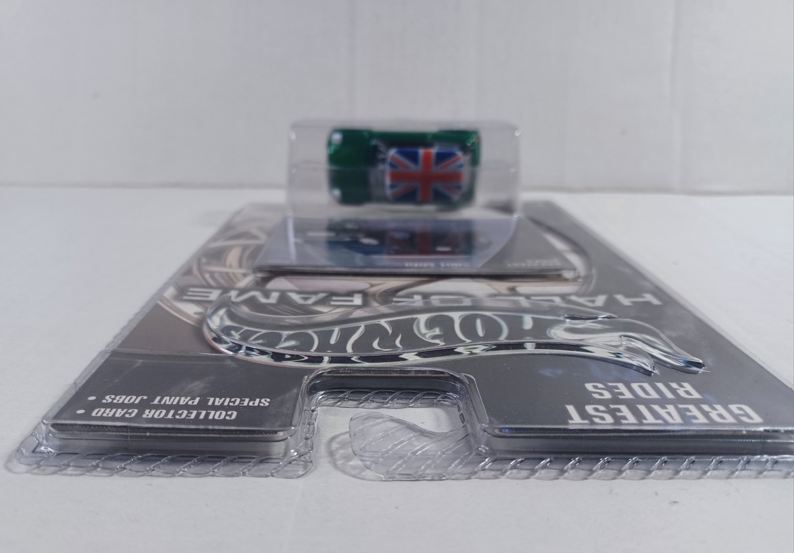 Hot Wheels Hall Of Fame 2001 Mini Cooper 1:64 Green Diecast Real Riders Peterson
