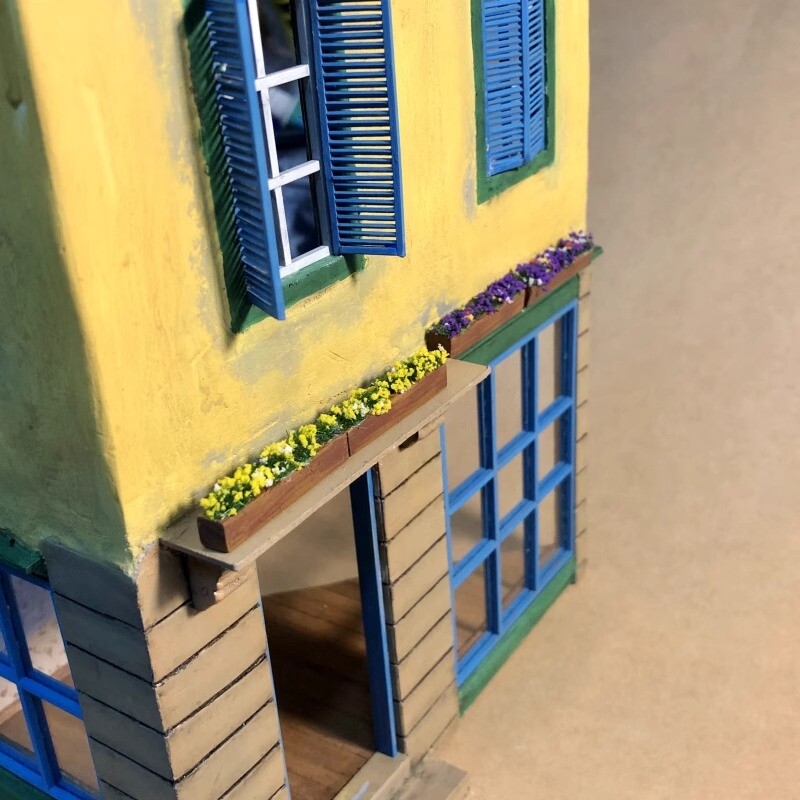 Diorama 1:64 Scale Vine Green Plants Potted Plant Model Scene Display Prop Model