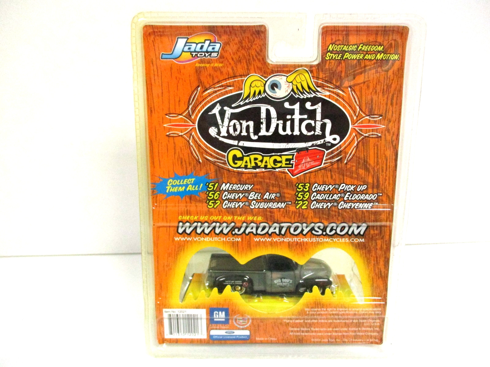 JADA – VON DUTCH GARAGE – 1953 CHEVROLET 3100 PICKUP TRUCK LOWRIDER – 1/64