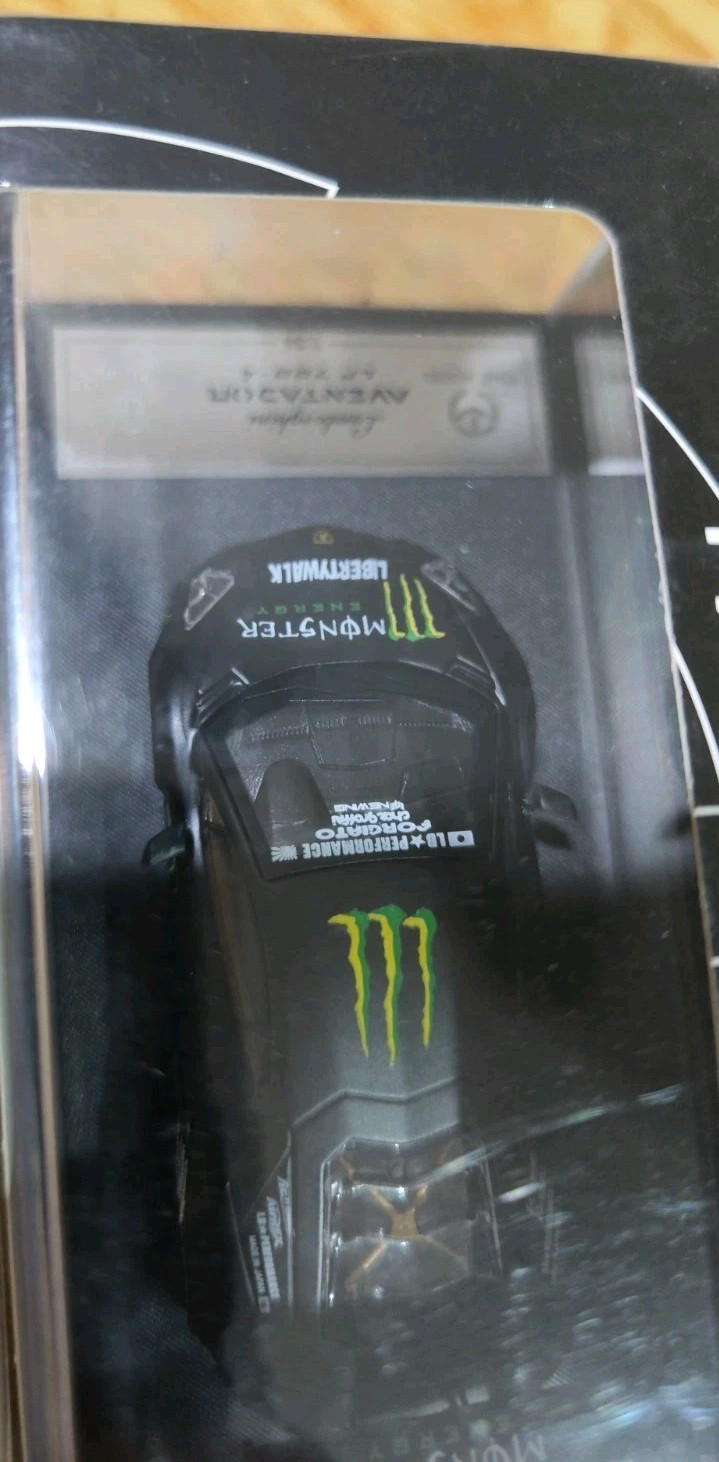 Time Model 64 Lamborghini Aventador LP 700-4 Monster Energy Liberty Walk Saito