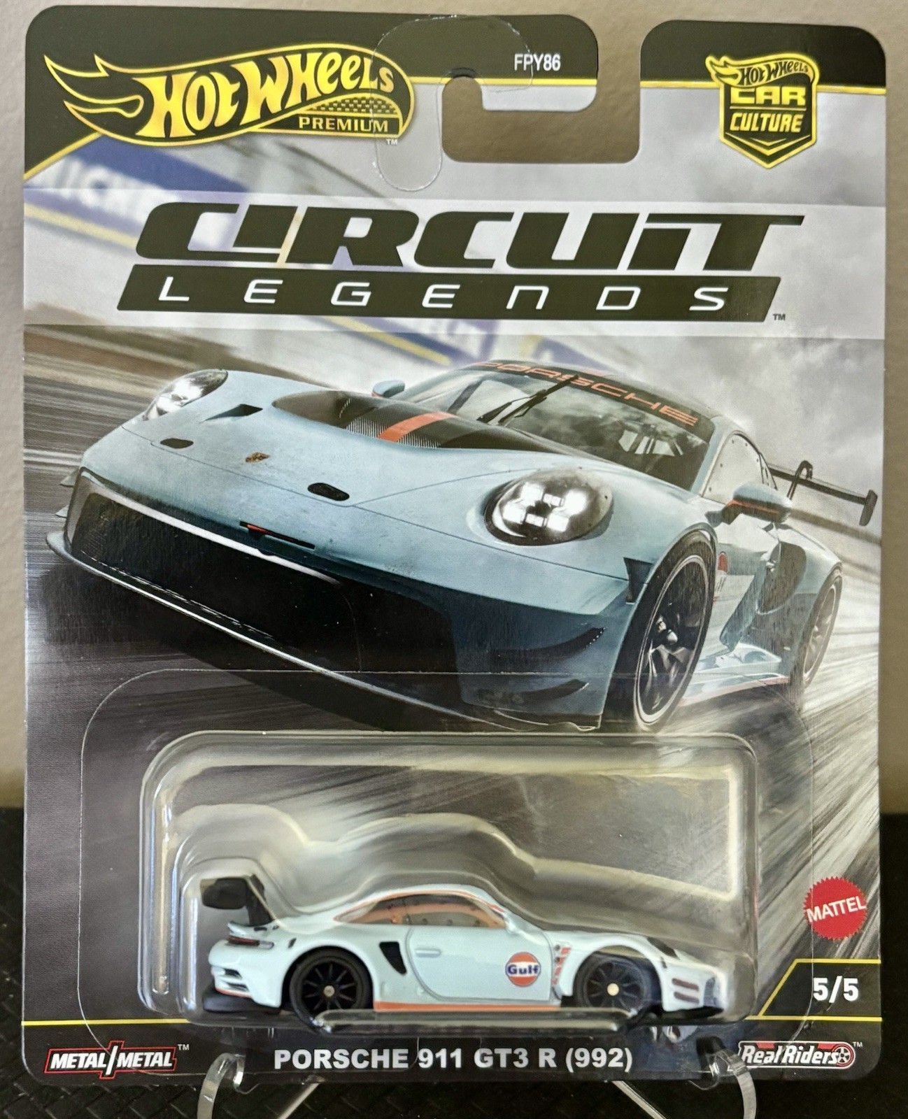 Hot Wheels Premium Car Culture Circuit Legends JBK65 PORSCHE 911 GT3 (992)