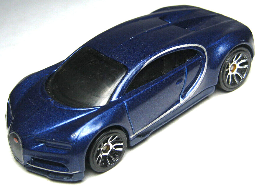2018 HOT WHEELS 2016 BUGATTI CHIRON BLUE 1:64 DIECAST 2 3/4″ CAR – NICE