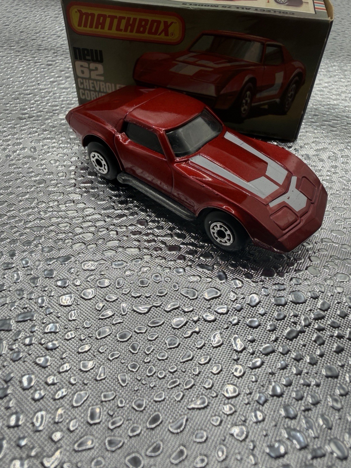 Matchbox Super Fast- Chevrolet Corvette – #62- 1979 Lesney England Pristine!