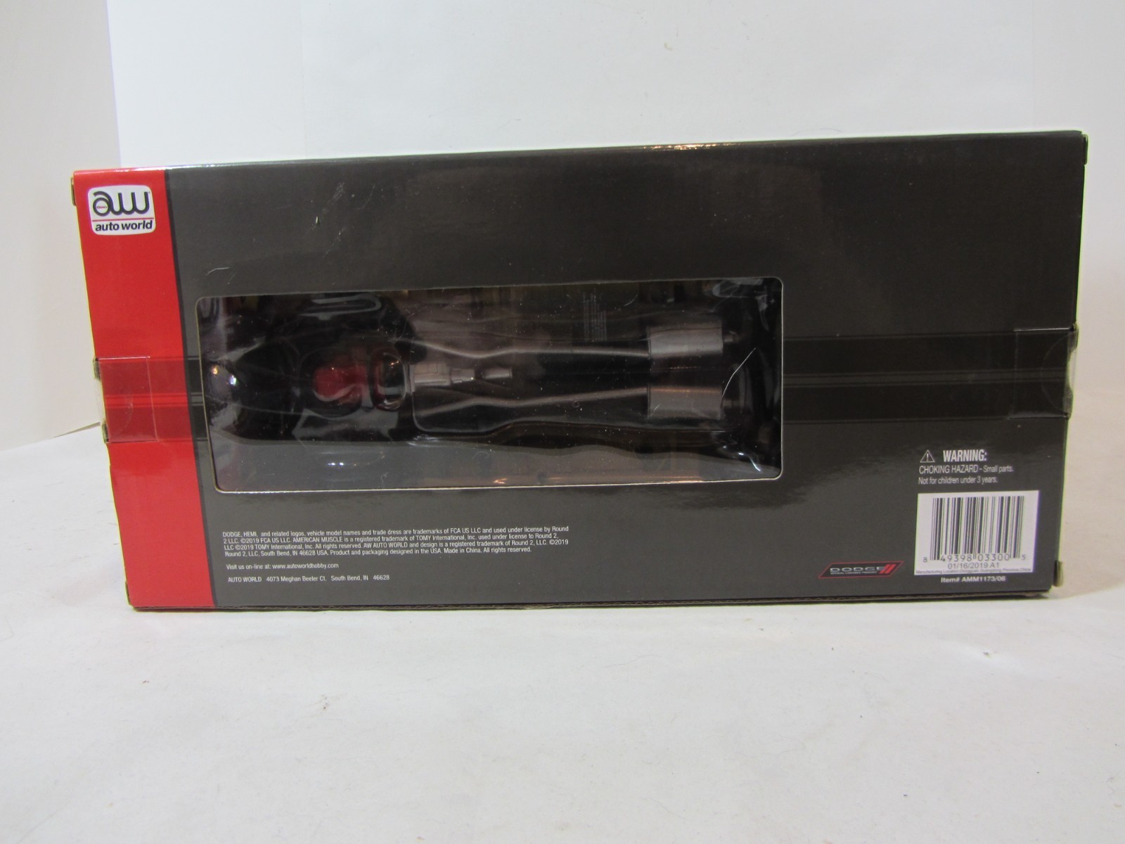 Auto World – 1969 1/2 Dodge Coronet Super Bee NIB 1:18 (726v100) AMM/1173
