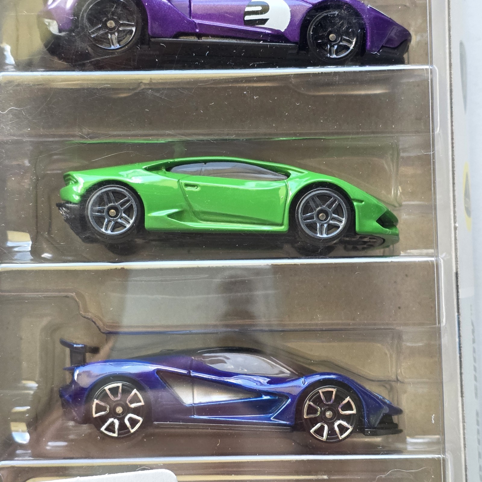 Hot Wheels HW Motor Show 5 Pack JCP95 Ferrari SF90 Ford GT Huracan Evija