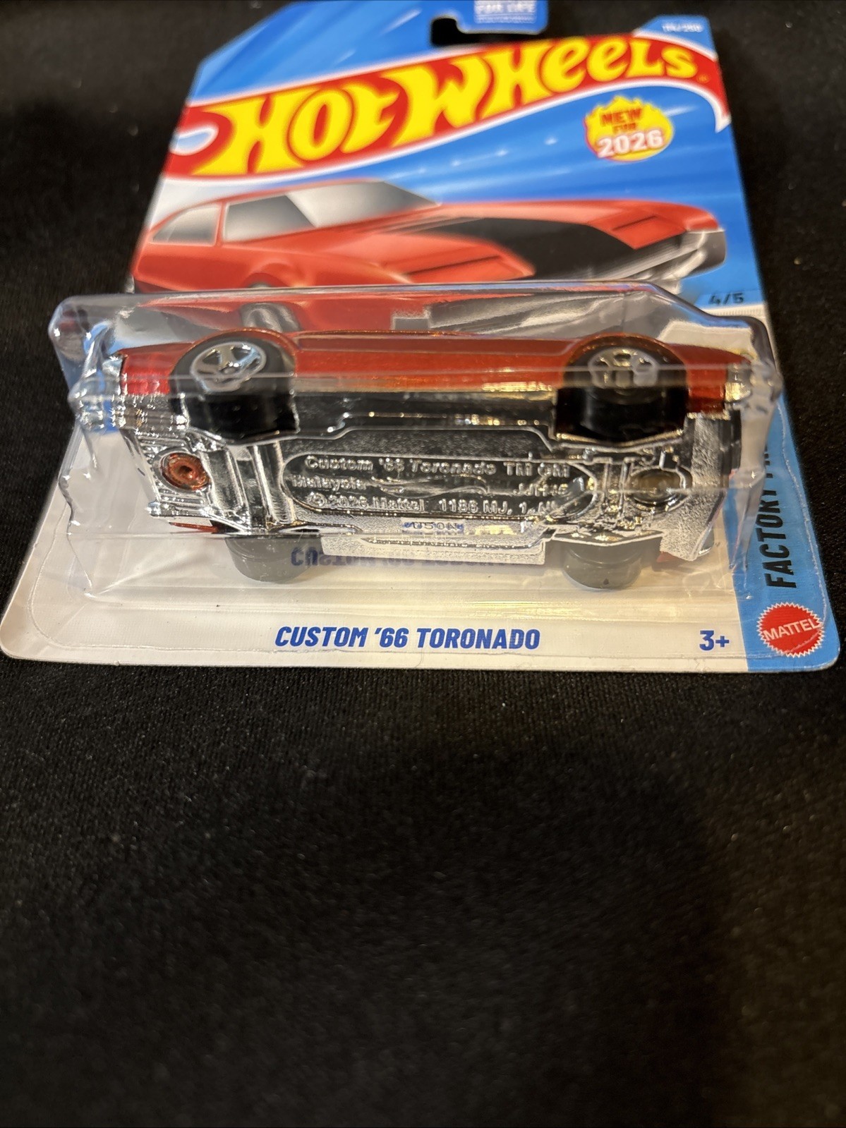 NEW SEALED 2026 Hot Wheels Custom ’66 Toronado Red Factory Fresh JJH45 114/250