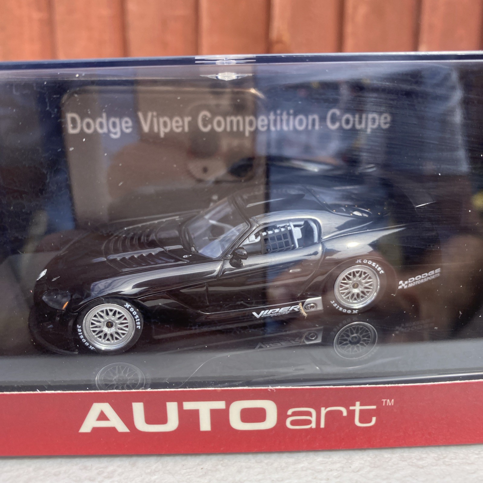AUTOArt Dodge Viper Competition Coupe 1:43 Scale Black Ref 60421 New Boxed