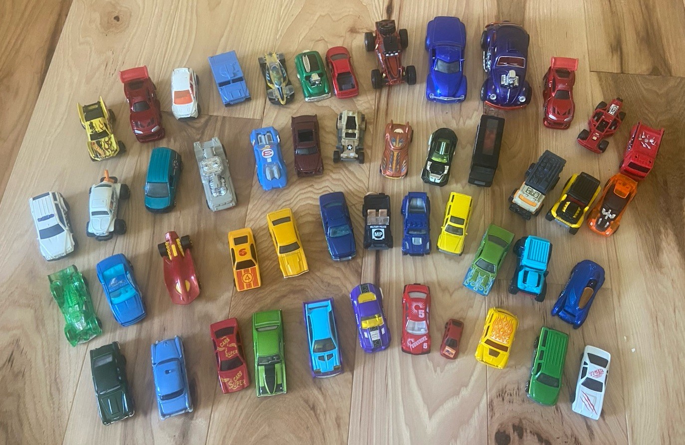 Lot Of 48 Matchbox, Hot Wheel And Other Variety Cars And Trucks