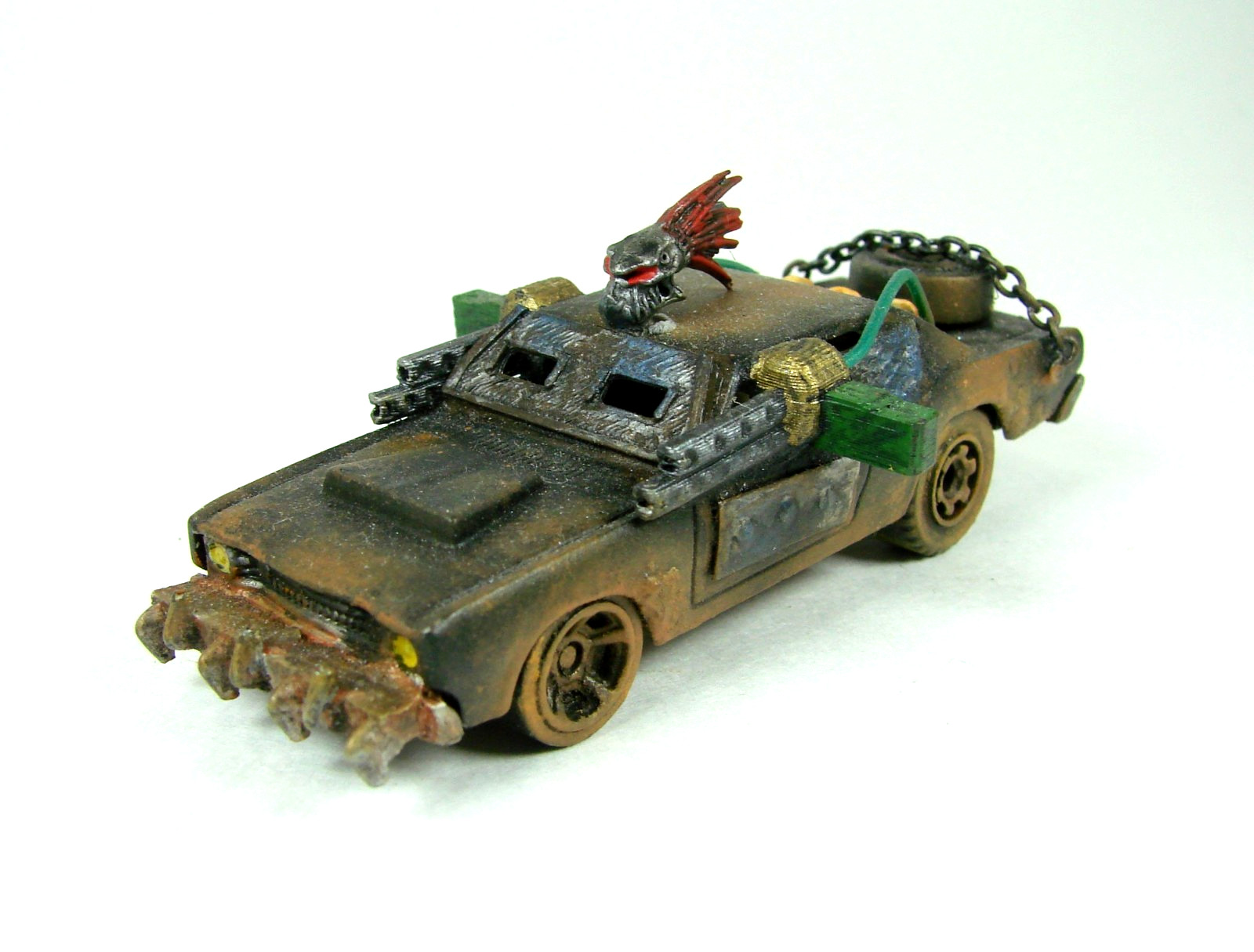 Gaslands 68 Dodge Dart Custom Hot Wheels Diecast 1/64 Mad Max Wastelands