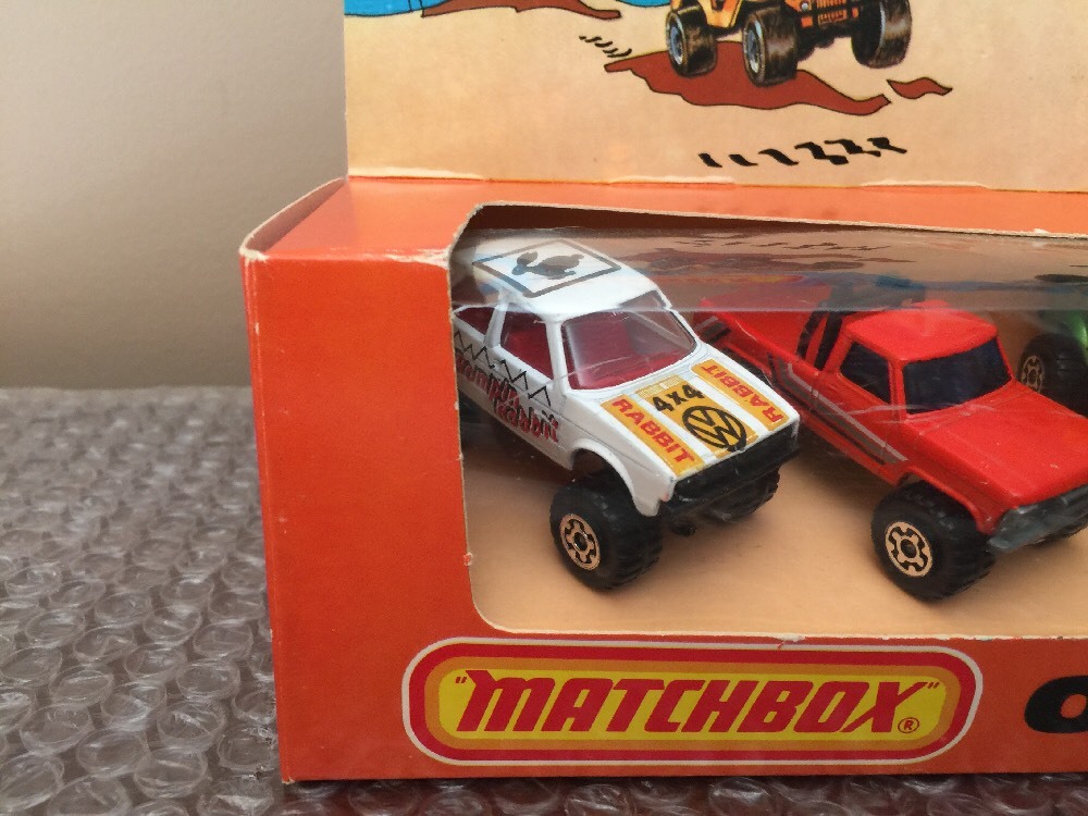 1982 Matchbox Superfast Super Set Off Road Riders Lesney Brand New Gift set USA