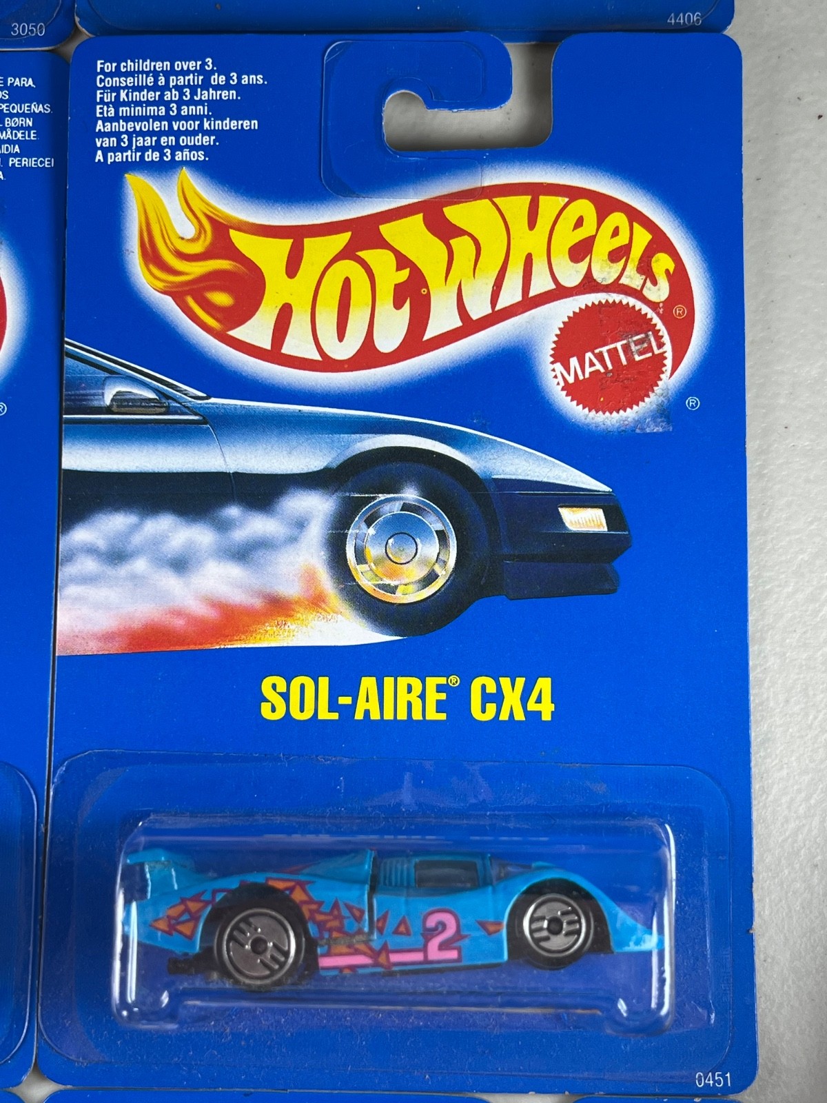 Vintage Hot Wheels Blue Card Lot Vector Diablo Sol-Aire Pipe Jammer 6pc