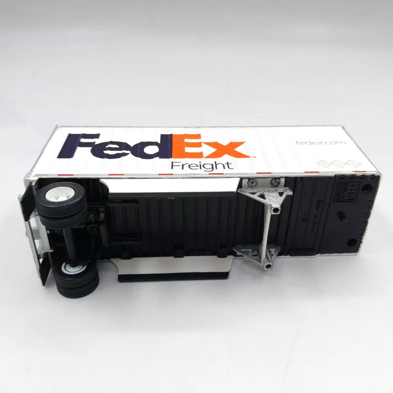 FedEx Truck & Trailer Diecast Model DM Alloy Container Logistics Container 1:50