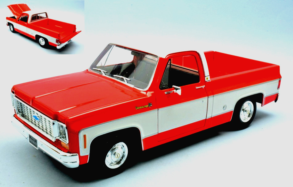 1974 Chevrolet C10 Cheyenne Super 1:18 Diecast Pickup Truck by Maisto New in Box