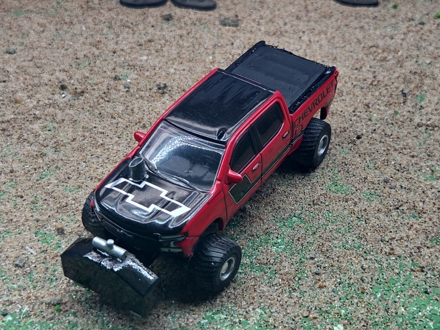 CUSTOM BUILT 1:64 4×4 GreenLight 2020 PULLING TRUCK puller Chevy CHEVEROLET Ertl