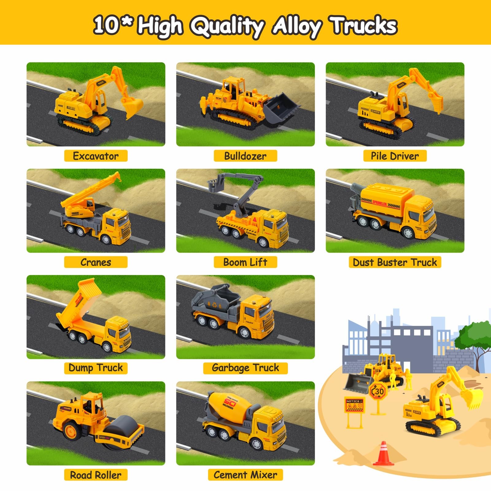 Construction Toys with Sound Books – Dig It! Dump It! Build It! Construction …