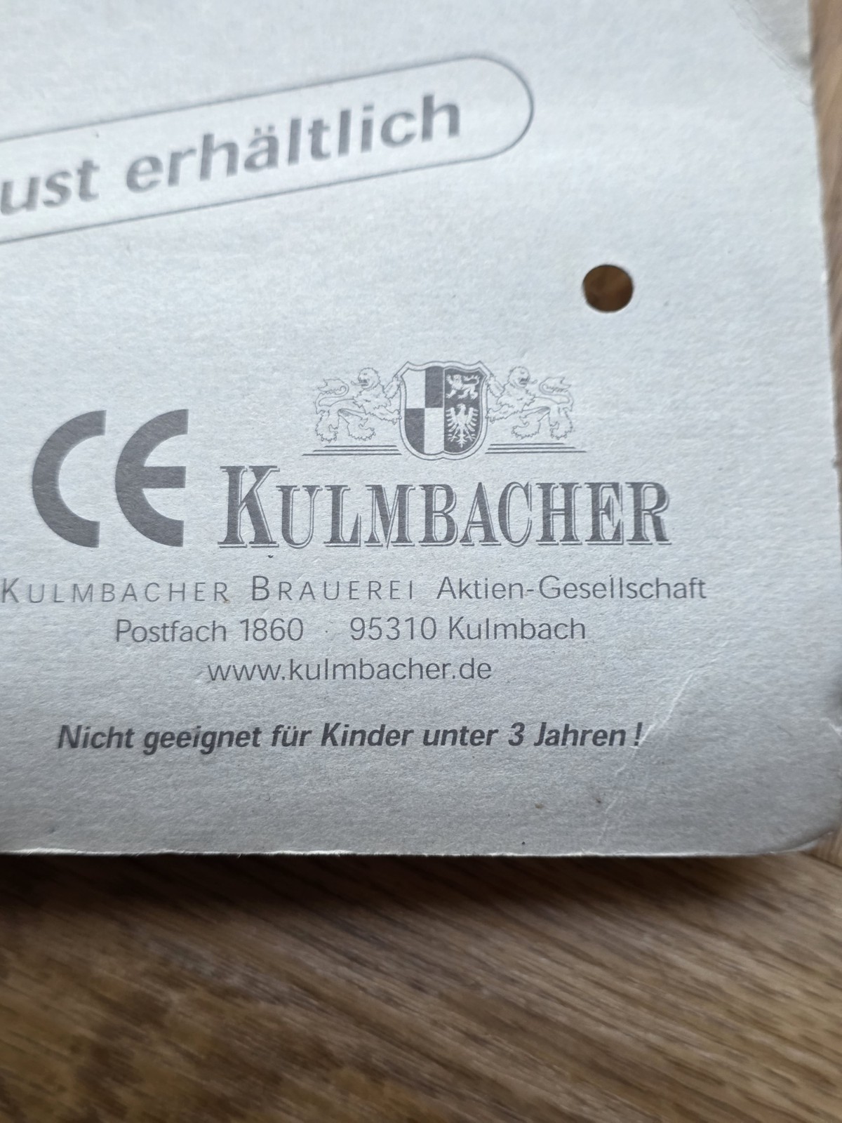 Model Truck MAN LKW Kulmbacher FC Bayern Munich Mint On Card