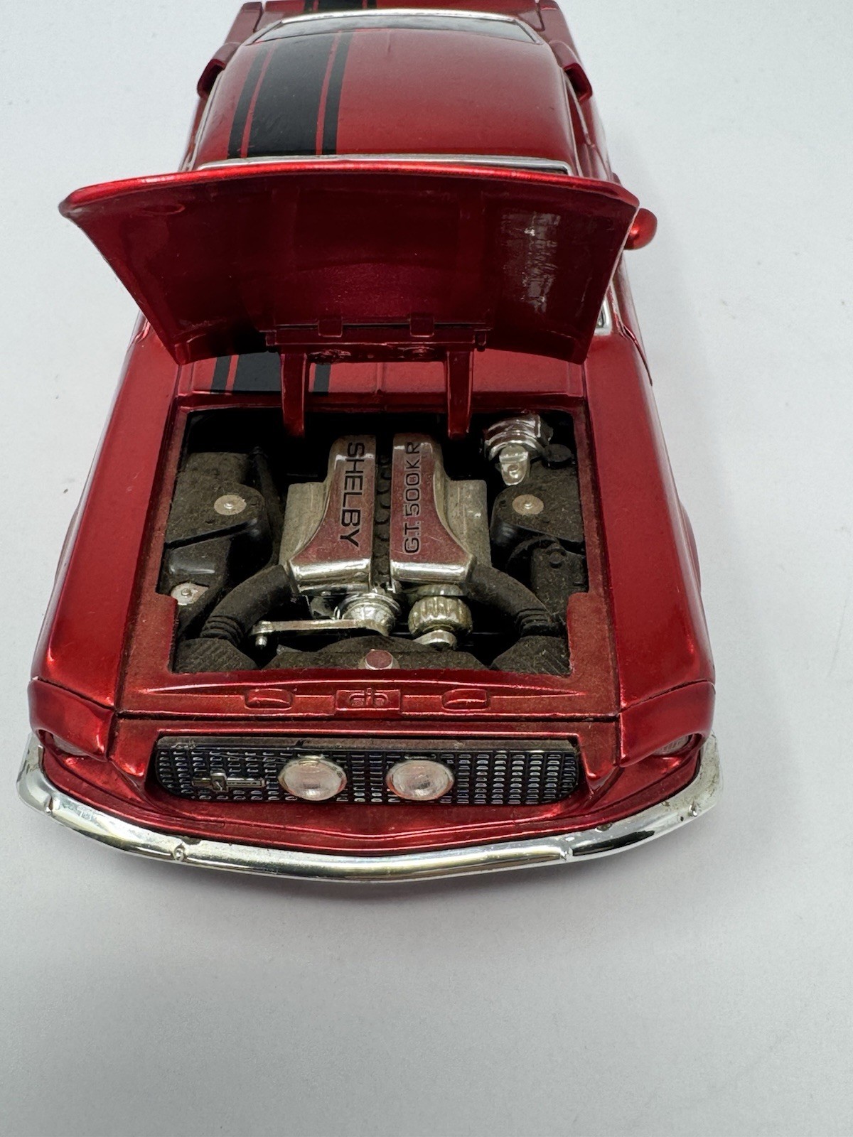 Jada Red ‘67 Shelby GT-500KR 1:24 Scale Offset Stripe No Box