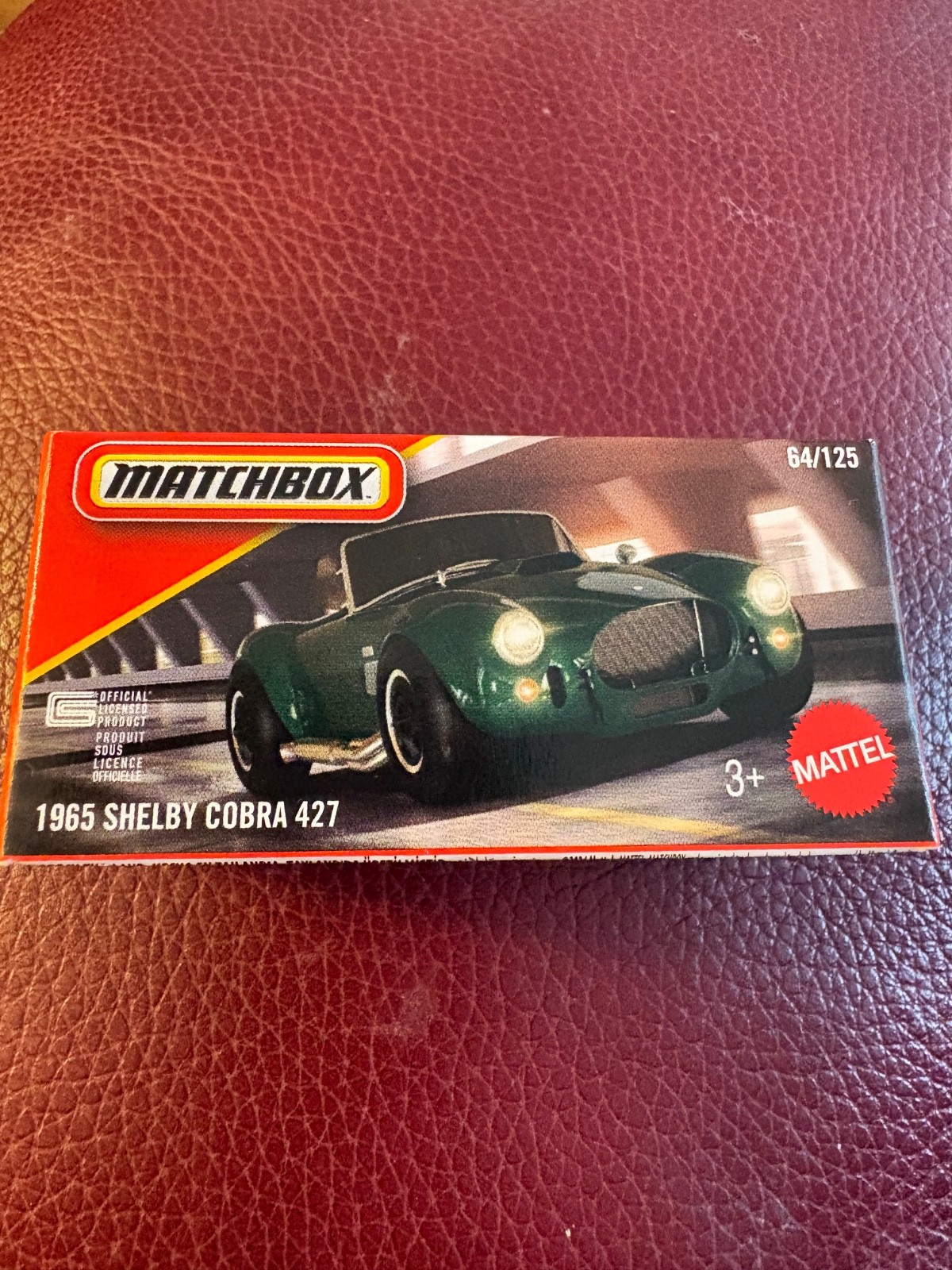 2026 Matchbox Power Grabs #64 1965 Shelby Cobra 427 DARK GREEN METALLIC | FSB