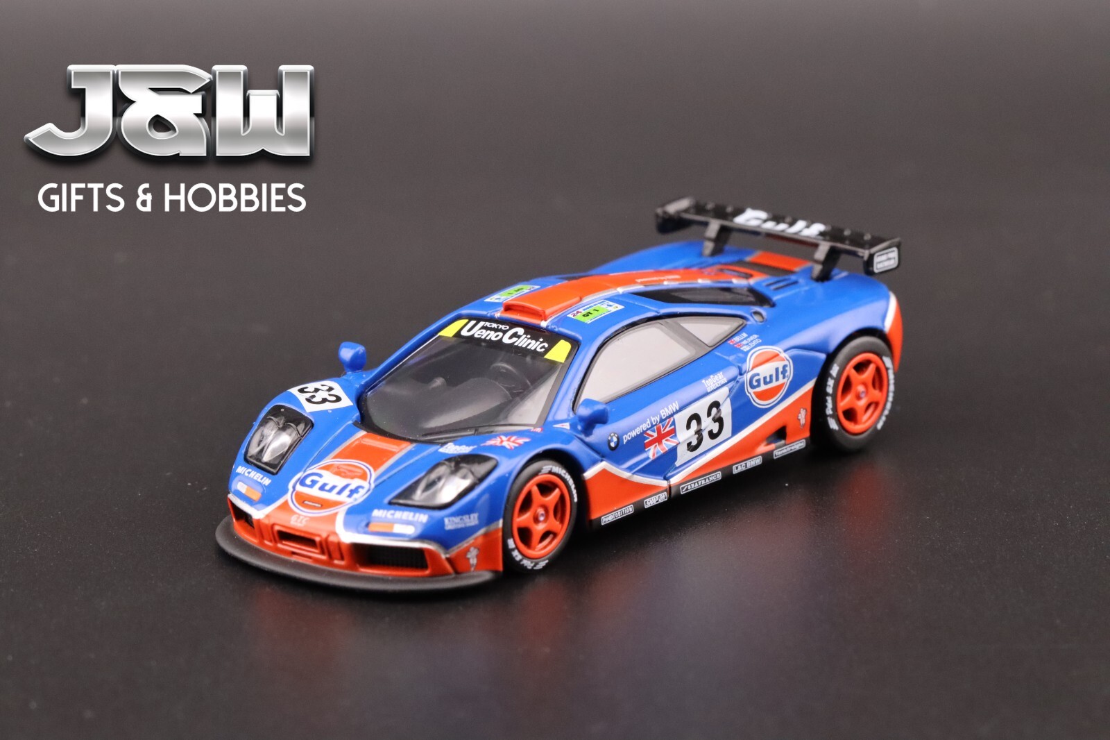 Mini GT McLaren F1 GTR #33 1996 Le Mans 24Hr GULF #723 1/64