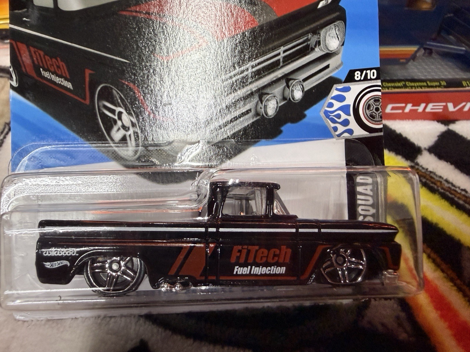 🔥Hot Wheels Rod Squad Custom ’62 Chevy Pickup FiTech L Case