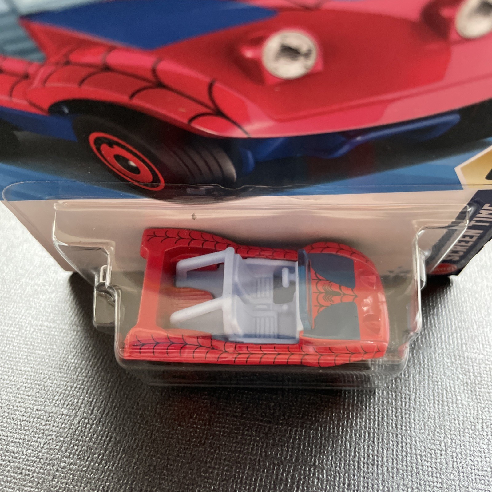 Hot Wheels – SPIDER-MOBILE – #195/250 – Screen Time 5/10 – L Case – Marvel