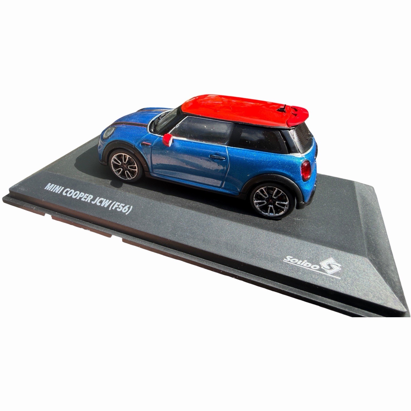 F56 MINI Cooper S John Cooper Works Blue Diecast car 1:43 Scale
