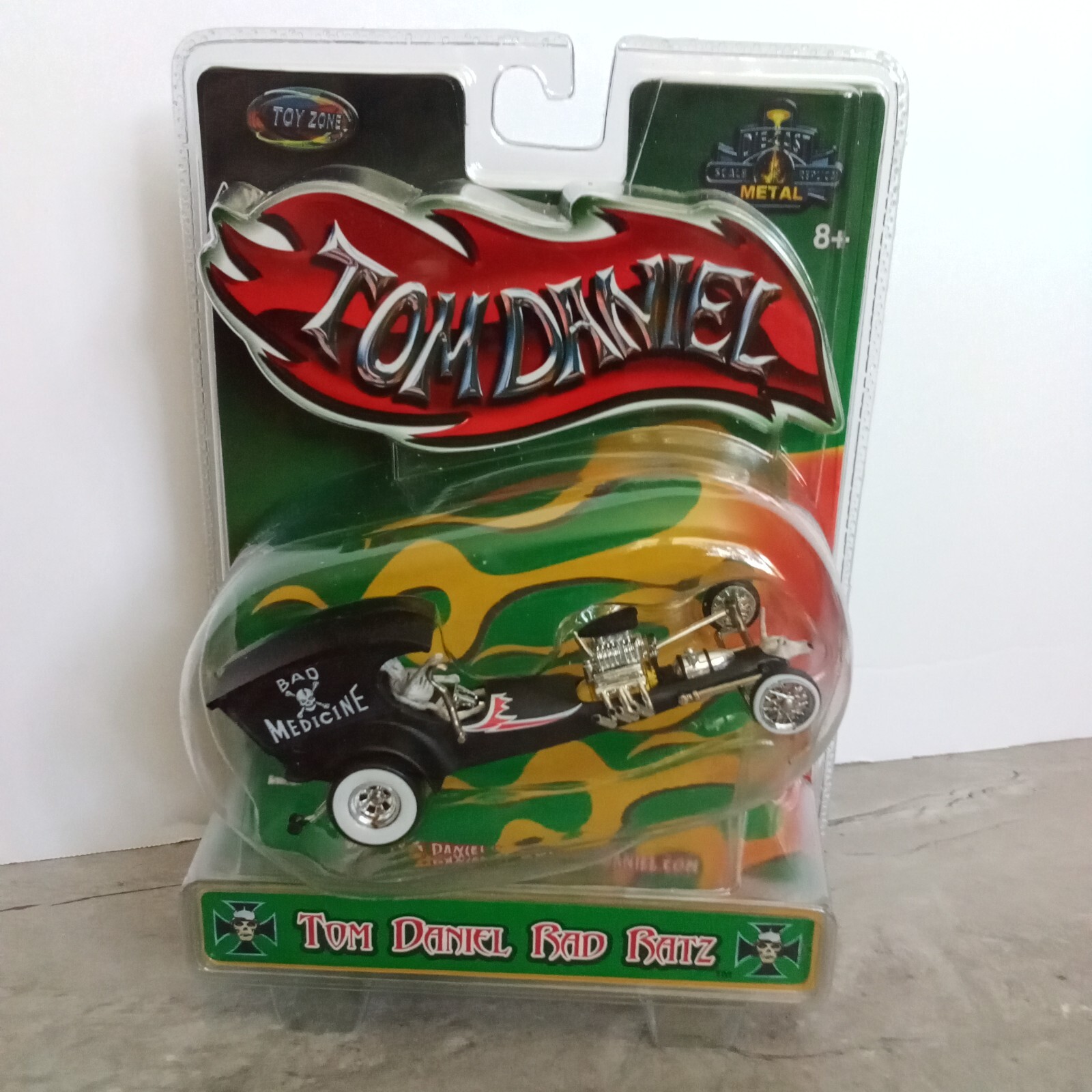 Tom Daniel Rad Ratz Bad Medicine 1:43 Scale Iron Legends Hot Rod by Toy Zone