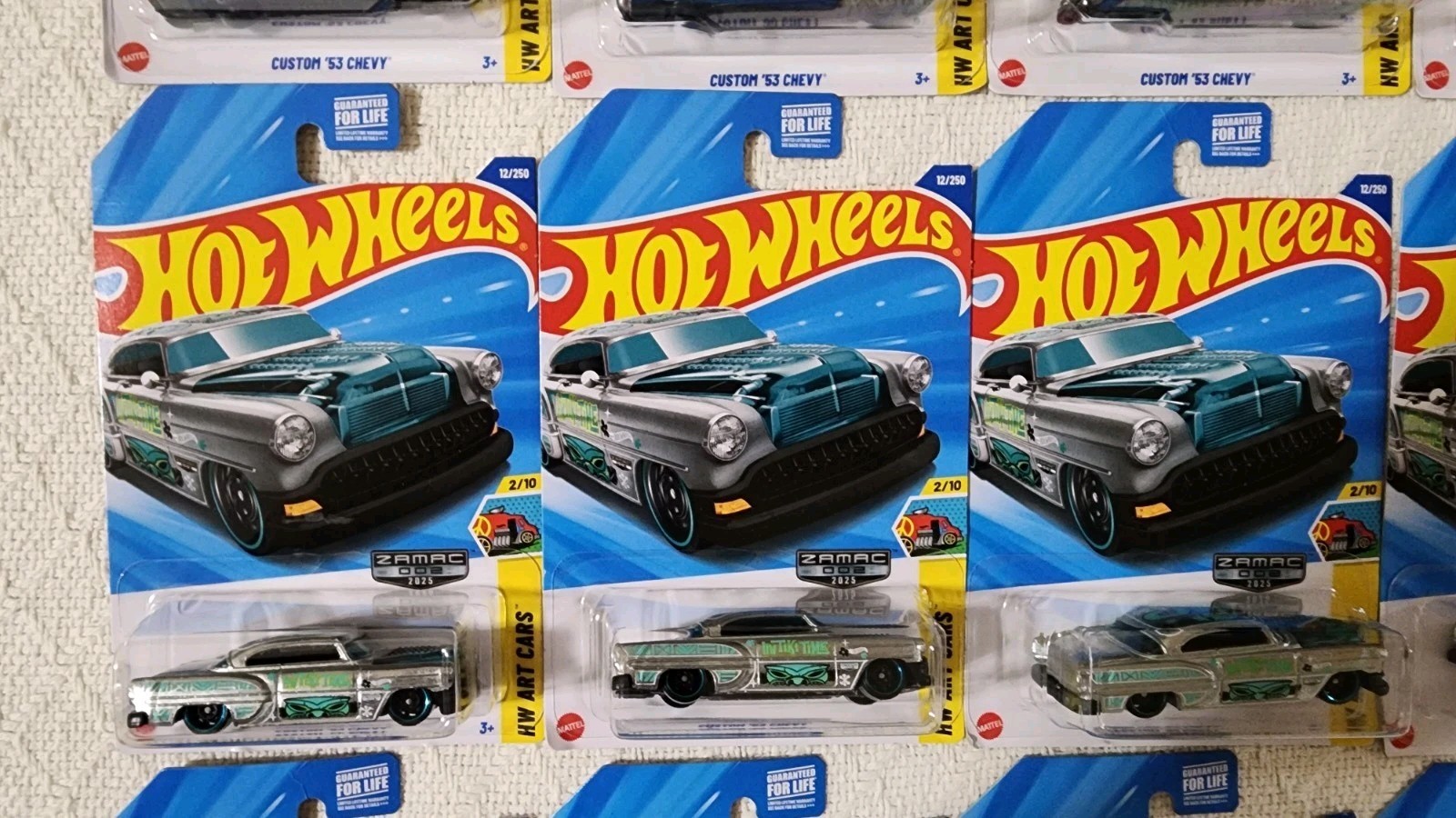 Hot Wheels 2025 Zamac Lot ; Custom ’53 Chevy & Mazda Autozam