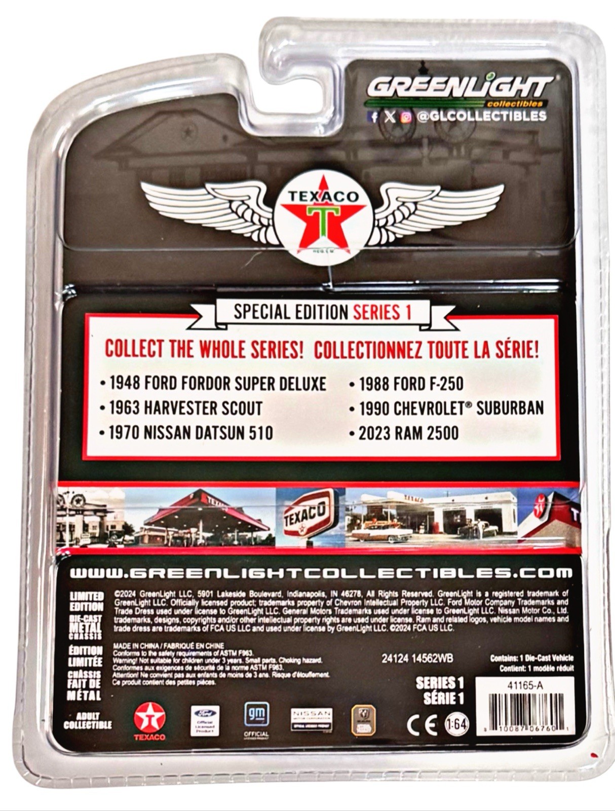GreenLight 1948 Ford Fordor Super Deluxe Texaco Special Edition Series 1 1:64