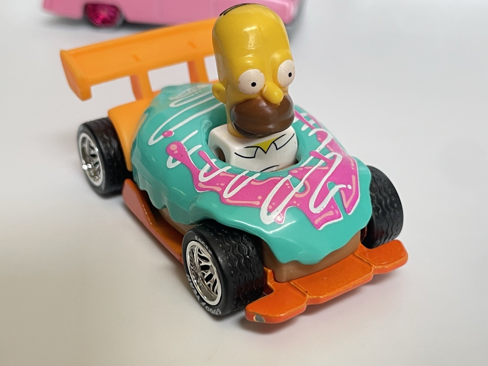 Hot Wheels The Simpsons Family Car + Homer Donut Drifter – CUSTOM WHEEL SWAP