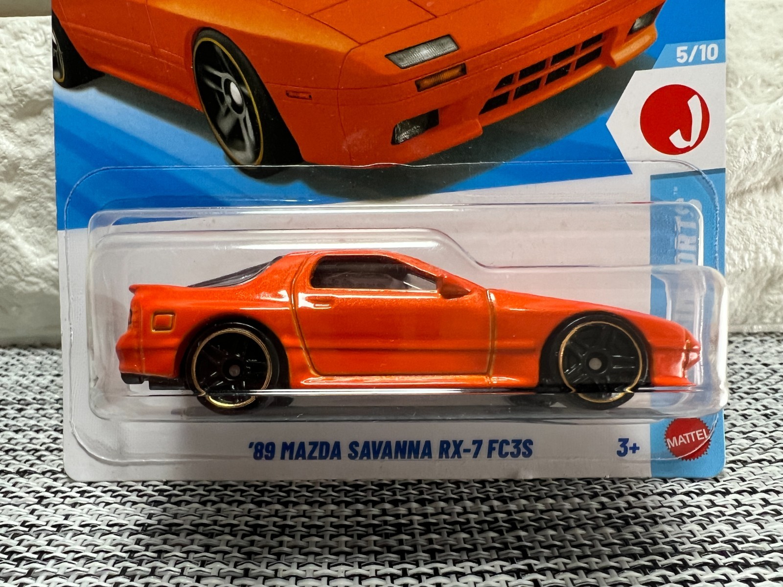 Hot Wheels HW J-Imports 5/10 ’89 Mazda Savanna RX-7 FC3S 112/250 Orange