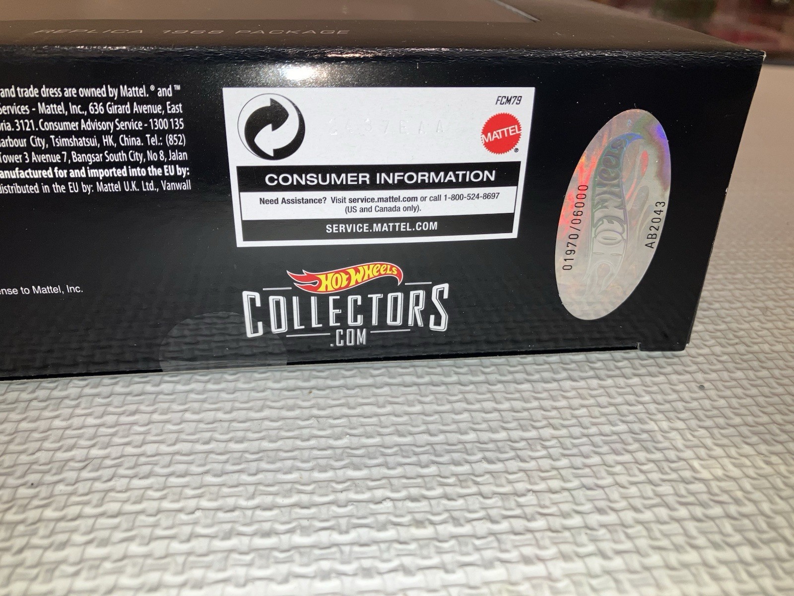 Hot Wheels Redline CUSTOM CORVETTE, Mint In Box, RLC Original 16, 2/6000 SWEET!