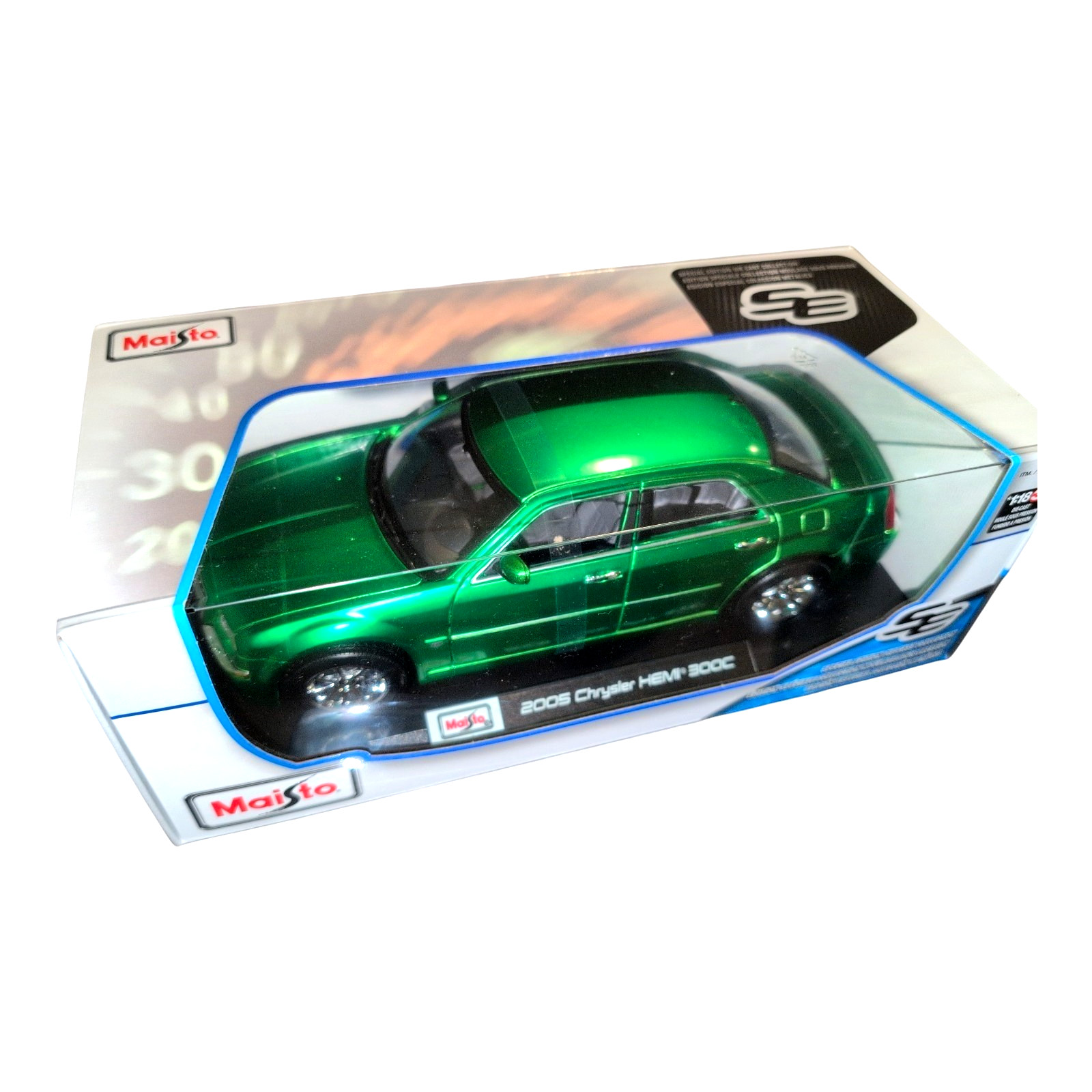 Maisto 1:18 2005 Chrysler HEMI 300C Diecast Model Car Special Edition – Green