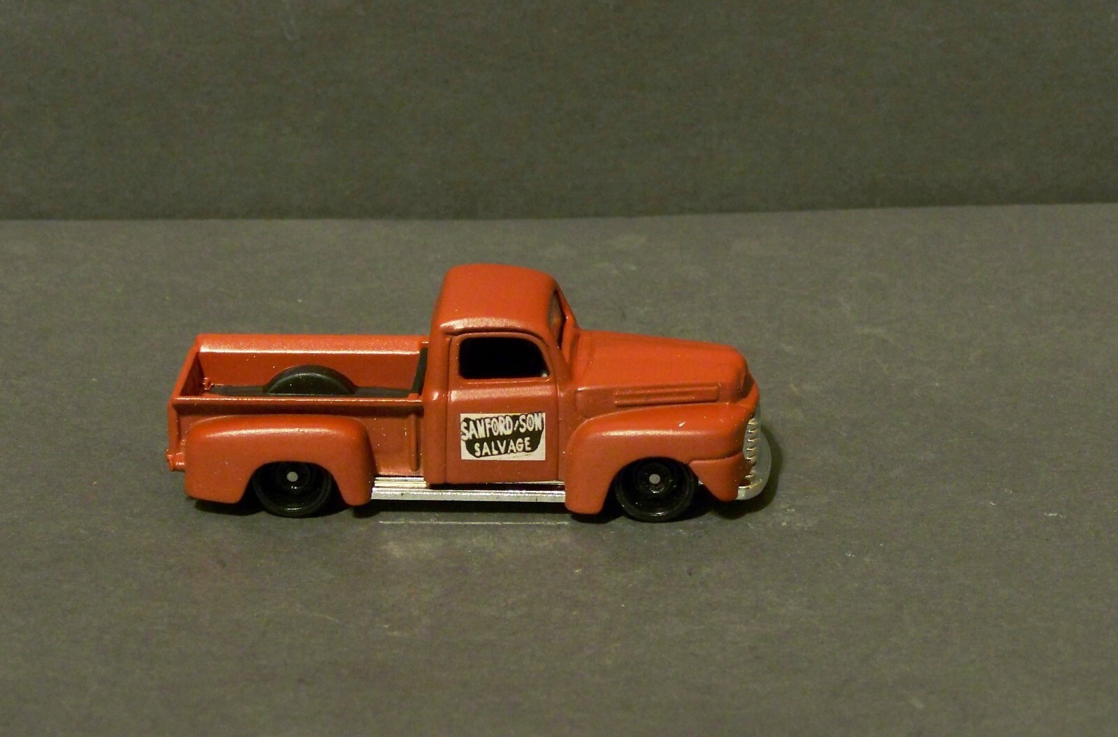 Custom HotWheels FORD f-1 and package of “Movie Metal” SANFORD and SON